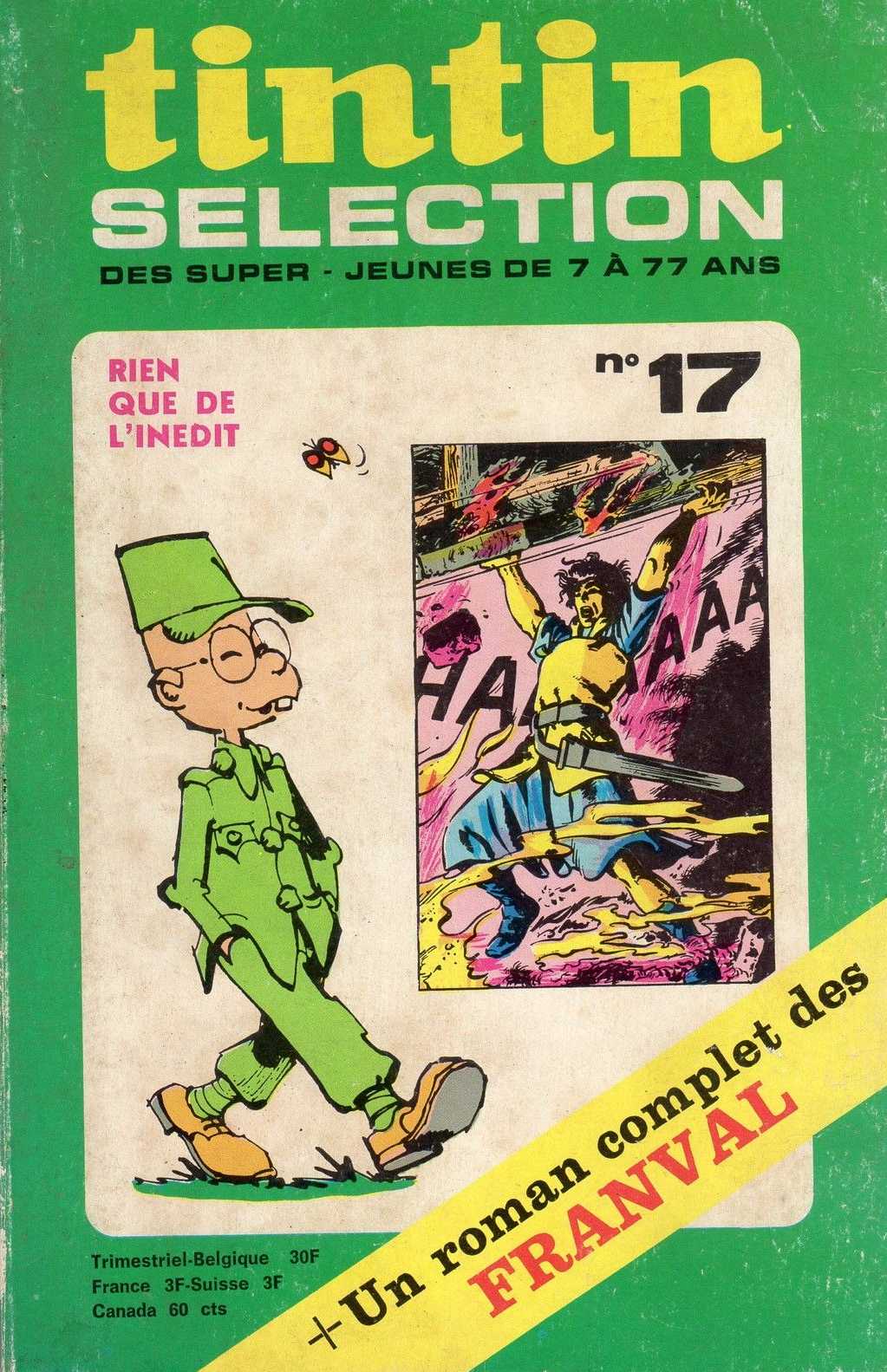 Scan de la Couverture Tintin Slection n 17